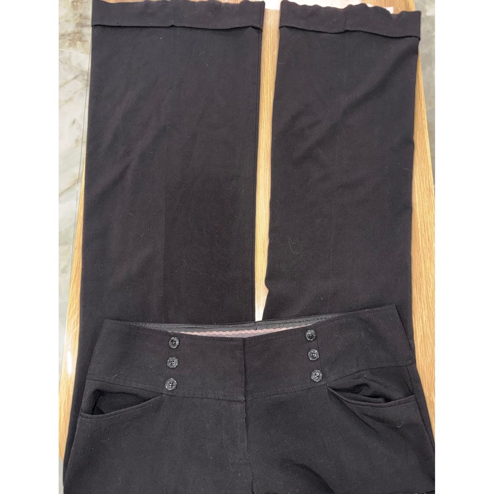 Charlotte Russe Vintage Limited Edition Black Wide Leg Sailor Pants